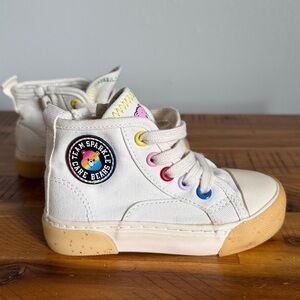 Zara x Care Bears limited edition high-top canvas sneakers